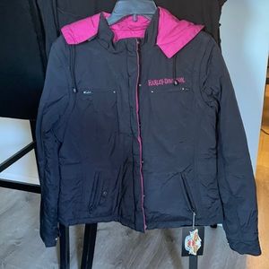 NWT! Ladies reversible Harley Davidson Jacket SZ L